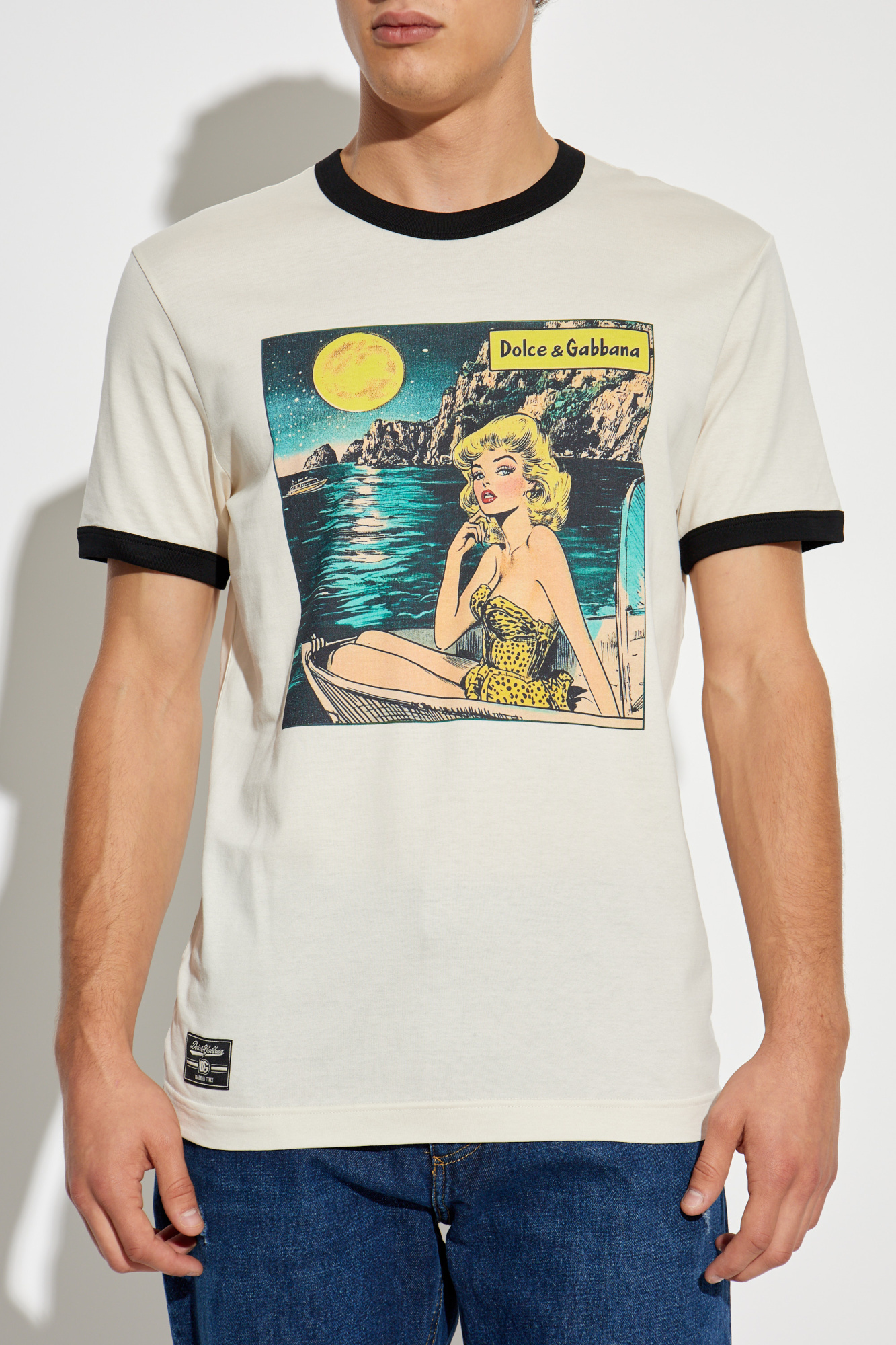 DOLCE & GABBANA 花柄 Tシャツ 44 s-l1200.jpg